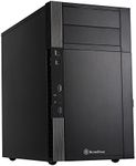 SilverStone Technology Precision PS07 Micro-ATX case with Aluminum Accent Black, SST-PS07B