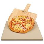 Unicook Pizza Stone and Peel, 16 x 