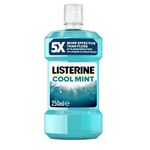 Listerine Cool Mint Antibacterial Mouthwash (250ml), Helps Kill Up to 99% of Germs Left after Brushing and Reduce Plaque, Mouthwash to Freshen Breath and Maintain Healthy Gums