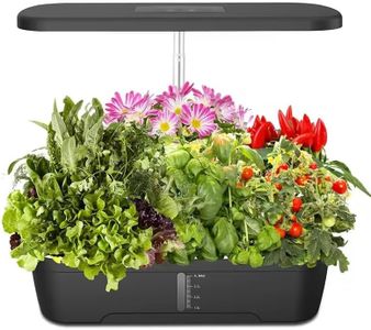 Everstream-Hydroponic Growing System Kit | Indoor Garden with LED Lights for Plants, Herbs & Vegetables | Smart Home Gardening Solution.