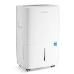 Waykar 80 Pints 2025 Energy Star Dehumidifier for Spaces up to 5,500 Sq. Ft for Basement and Home, Large Room with Drain Hose and 1.14 Gallons Water Tank