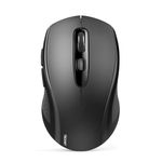 TECKNET Bluetooth Mouse, Multi-Device Wireless Mouse Bluetooth 5.0/3.0 and 2.4GHz Two Connection Options Mouse 6 Adjustable DPI Levels 18 Months Long Battery Life Cordless USB Mouse for Laptop PC