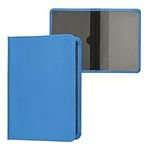 kwmobile Registration and Insurance Holder - Car Document Holder for Vehicle Documents and Cards - PU Leather - Blue