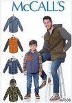 Mccall's Patterns 7638, Men's and Boys Jackets,Sizes 3-8, Tissue, Multi-Colour