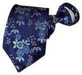 Zipper Tie for Men Pre tied Necktie