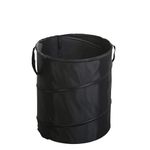 ANTING PRODUCTS Collapsible Pop up Trash Can, 36 Liters 10 Gallon Small Camping Garbage Can Outdoor Waterproof Flexible Trash Can for Home, Garden, Camping, Travel,Black Color