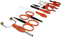 Tinfish Tackle Co. Deluxe Fly Tying Tool Kit | 9 Pc | for Beginner or Expert |