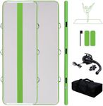 Tuxedo Sailor Inflatable Gymnastics Tumbling Mat Tumble Track Thickness Floor Mat With Electric Air Pump for Gymnastics/Training/Home/Cheerleading/Water/Gym/Yoga