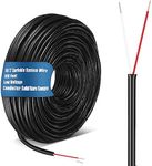 Solid Sprinkler System Wire, 18 Gauge Irrigation Wire with UV Resistant PVC Jacket Sprinkler Cable for Underground Irrigation System, Field Central Control System, 30V, UL Listed (18/2, 100 Ft)