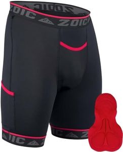 ZOIC Essential Liner - 9" Inseam Men's Cycling Short, Black, Large