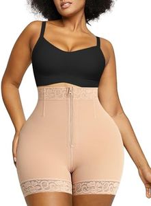 SHAPELLX Shapewear Tummy Control Plus Size Shapewear For Women Shape Wear Faja Body Shaper Tummy Control(Khaki,4X-Large)