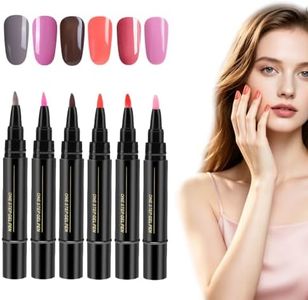 Gel Nail Polish Pen Set, 3-in-1, 3/6/12/18 Colors for DIY Nail Art Home Use