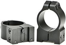 WARNE 1TM Tikka Permanently Attached Scope Rings, Solid Steel, Vertically Split, 1 inch, Med Matte