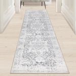 Famibay Runner Rugs for Hallway 65x240cm Carpet Runners Non Slip Long Washable Hall Runner Rugs Kitchen Carpet Floor Mat for Hallway Entryway Living Room Bedroom Laundry Room