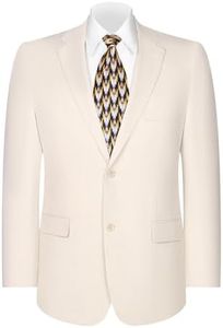 P&L Men's Modern Fit Two-Button Blazer Suit Separate Jacket