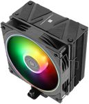 Thermalright Assassin Spirit 120 EVO CPU Cooler, 4 Heat Pipes,TL-S12-S PWM Quiet ARGB Fan CPU Air Cooler, Computer Black Heatsink Cooling, Support AMD AM4 AM5/Intel 1700/1150/1151/1200(AS120 EVO)