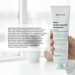 Boka Nano Hydroxyapatite Toothpaste – Fluoride-Free Remineralizing