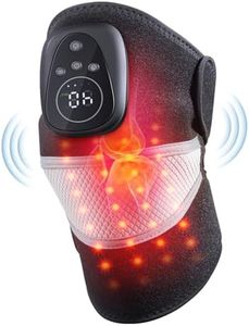 Oramuon Cordless Red Light Knee Massager with Heat for Knee Pain Relief, Heating Pad Knee Massager Wrap Device, 3-in-1 Heated Brace for Knee/Shoulder/Elbow