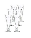 La Rochere Napoleon Bee Champagne Flutes – Bee Embossed Drinking Glasses Set for Champagne, Wine, & More – Elegant & Sturdy Champagne Glasses – Dishwasher Safe Wine Glasses Set of 6 (5,1 oz.)