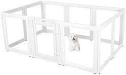 Clear Acrylic Plastic Dog Playpen I