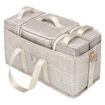 Petunia Pickle Bottom Inter-Mix Deluxe Kit | Baby Diaper Caddy Organizer | Keep Everything Organized in Diaper Bag, Stroller, or Nursery - Checker Stitch