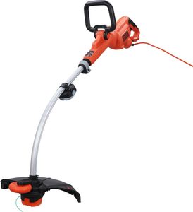 BLACK+DECKER Electric Grass Trimmer 900W, 35cm – Wheel Edge Guide, Adjustable Handle