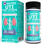 UTI Urine Test Strips. Urinary Tract Infection Strip. 50 Strips + 10 Extra. Simple, Fast and Accurate Results. Urinalysis Home Testing Stick Kit for Nitrite and Leukocytes.