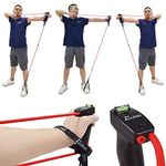 Archery Bow Trainer Draw Training Aid Device Strength Stretch Band Exerciser for Recurve Bow Compound Shooting Youth Adults Beginner Portable Bow Riser Handle