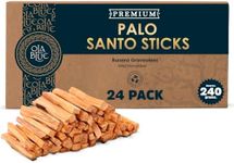 Palo Santo Smudging Sticks (Approx 240 Grams|8 Oz) from Peru -100% Natural Incense, Premium High Resin for Spiritual Cleansing-Substantially Hand-Picked Ethically Wild Harvested-Sustainable Packaging