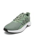 adidas Men Synthetic Courun avnt M, Running Shoes, SILGRN/CBLACK, UK-9