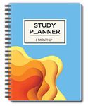 Nourish A5 Study Planner for 6 Months Undated Hardcover. A Must Have for Students