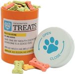 BigMouth Inc Prescription Treat Jar for Pets, Funny Dog Treat Container, Air-Tight Ceramic Jar, 1.6 Liter Capacity