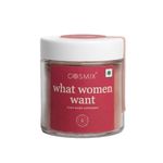 cosmix What Women Want | For Women's Hormonal Health | Shatavari, Beetroot & Nettle Leaf Superfood Powder | 60G (40 Servings & 40 Days Pack | No Preservatives, No Added Sugar | Vegan