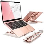 i-Blason Cosmo Aluminum Alloy Laptop Stand, 7-17.3-Inch Size, Marble Pink