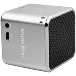 MusicMan Portable Mini Bluetooth Speaker Sound MicroSD Card Support Compact Mobile Soundstation for Smartphones Tablets Laptops BT-X2 (Silver)