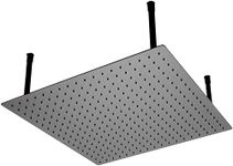 ALFI Brand RAIN24S-BM Shower Head, Black Matte