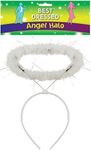 3 x White Sparkling Halo Headband Nativity Christmas Party Fancy Dress