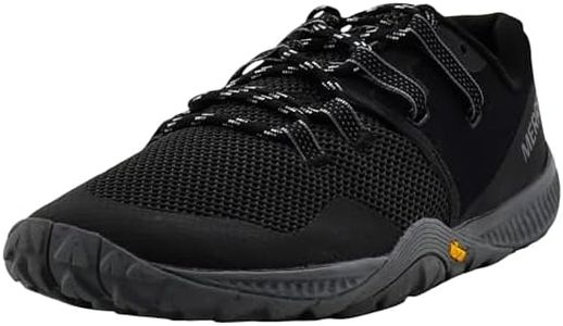 Merrell Men’s Trail Glove 6 Trail Running Shoe, Black, US 9.5