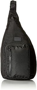 Vera Bradley Women's Recycled Lighten Up Reactive Sling Backpack Bookbag, Black, One Size