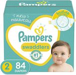 Diapers Size 2, 84 Count - Pampers Swaddlers Disposable Baby Diapers, Super Pack (Packaging May Vary)