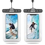 JOTO Floating Waterproof Phone Pouch up to 7.0", Float Underwater Case Dry Bag for iPhone 15 14 13 Plus Pro Max 12 11 XS XR 8 7 Plus Galaxy S23 S22 S21 for Pool Beach Swimming Travel -2 Pack,Clear