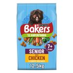 Bakers Senior Dry Dog Food Chicken & Veg 12.5kg