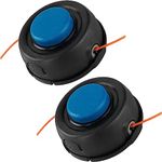 SHoRI T35 Tap Advance Trimmer Head 537388101 - for Husqvarna 123L 225L 232L 322L 323L 324Lx 325L 325Lx 326L 326Lx 326LDx 322R 323R String Trimmer - Replaces 531300183 531300194 (Pack of 2)