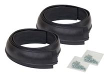 Pacer Performance 52-156 Flexy Flares Black 2-1/2" x 58" Standard Duty Rubber Fender Extension Kit - 4 Piece