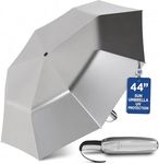 UV-Blocker Sun Umbrella UV Protection Travel Sun Protection - Auto Open, Windproof Sun Umbrella with 55+ UPF, UV Protection, 44", 44 Inches, 44"