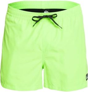 Quiksilver Men's Everyday Volley 15 Inch Elastic Waist Boardshort Swim Trunk, Green Gecko, Medium