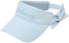 Callaway C24191209 Women's Sun Visor (Side Ribbon Design, Adjustable Sizing), Hat, Golf, 1110_Blue, One Size