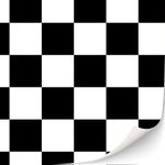 3 Sheets Self Adhesive Floor Tiles for Dollhouse 1:12 Scale (Checkerboard Pattern Regular)