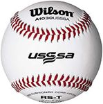 WILSON Sporting Goods WILSON Youth League and Tournament Baseballs, A1030, SST, USSSA, Tournament (One Dozen),White