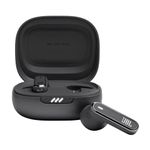 JBL Live Flex In-Ear Bluetooth Earphones, Water-Resistant and Noise-Cancelling Headphones with 40-Hour Battery Life, Black